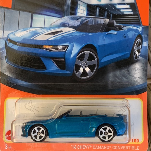 2016 Chevy Camaro Convertible Matchbox Car Chevrolet MB31 2024 New - Picture 2 of 7